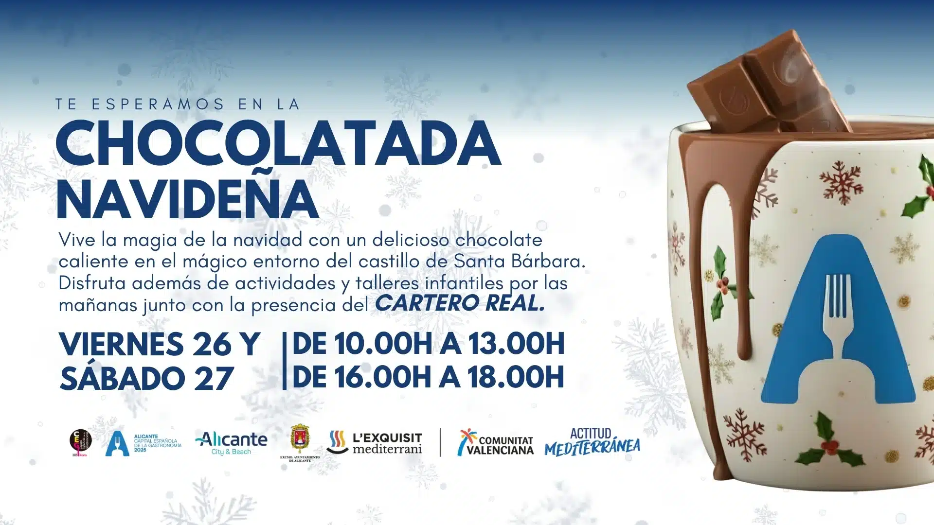 chocolatada-navideña-en-alicante-castillo-de-santa-barbara